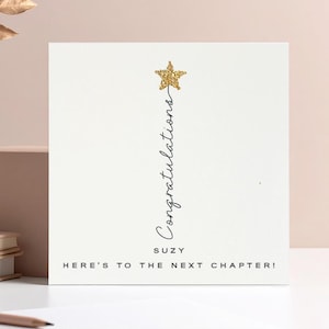 Félicitations, nouvelle carte de travail, carte de félicitations d'examen pour frère, carte de félicitations en or pour fils, carte de félicitations pour fille