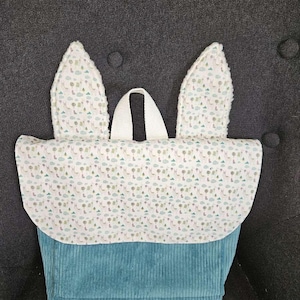 Cartable lapin personnalisable