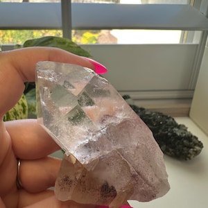 Beautiful Red Phantom Quartz with Great Clarity