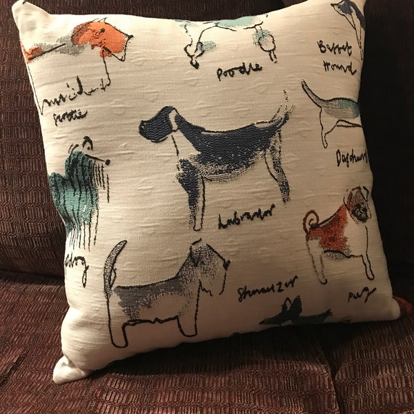 Dog Throw Pillows Etsy
