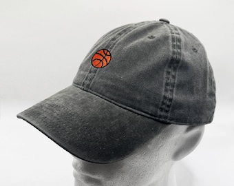 Basketball-Design bestickte gewaschene Baumwollmütze