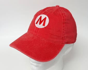 Embroidered Mario Baseball Cap: Cotton Dad Hat