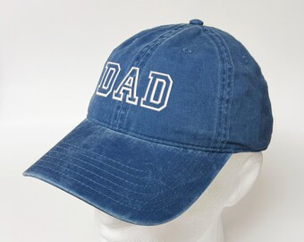 DAD Design Embroidered Washed Cotton Hat #1 Dad