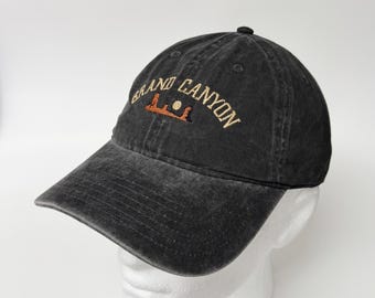 Grand Canyon Embroidered Cotton Hat: Hiking, Camping Cap