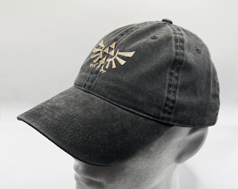 Zelda Embroidered Hat: Washed Cotton Game Baseball Cap