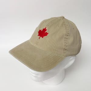 Kanada Maple Leaf Gewaschene Baumwolle Hut Stickerei Hut