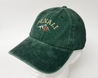 Denali National Park Washed Cotton Hat: Embroidered Hiking Cap