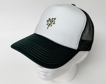 Joshua Tree Design Trucker Hat: Bestickte Wander Cap