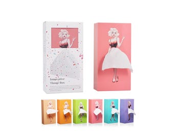 Portafazzoletti con design a gonna originale: divertente decorazione per la casa