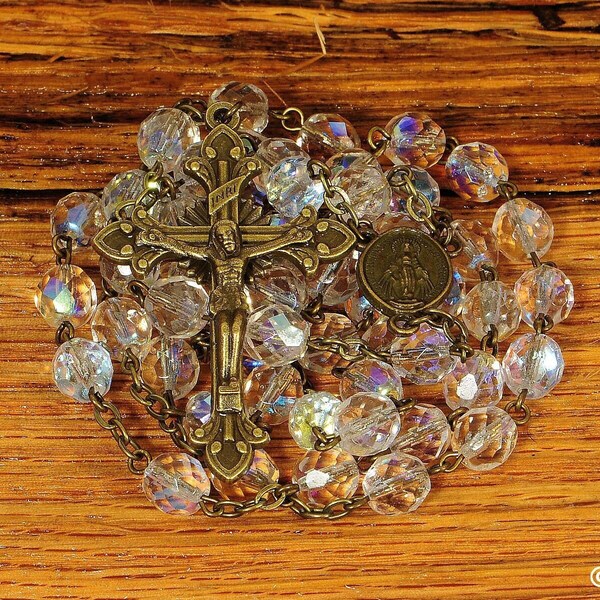 Crystal Rosary Etsy