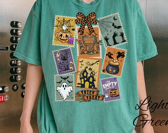 Comfort Colors Spooky Halloween Ghost Shirt Summerween Tee Spooky Ghost Tee Halloween Shirt Summer Hallower Shirt Halloween Party Tee
