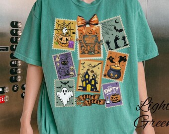 Comfort Colors Spooky Halloween Ghost Shirt Summerween Tee Spooky Ghost Tee Halloween Shirt Summer Hallower Shirt Halloween Party Tee