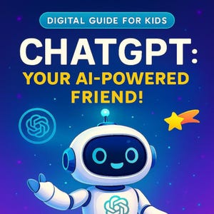 ChatGPT Guide For Kids (age 9-14). Digital Download