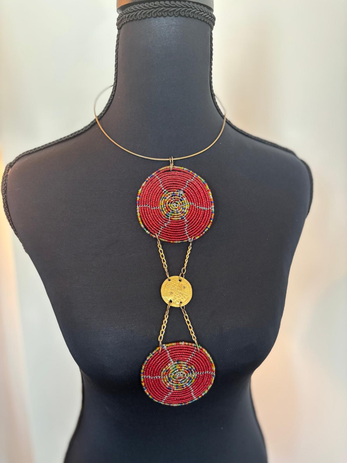 Maasai bead necklace - Etsy 日本