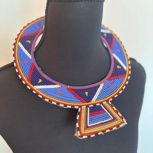 Massai Perlen Tribal Halskette