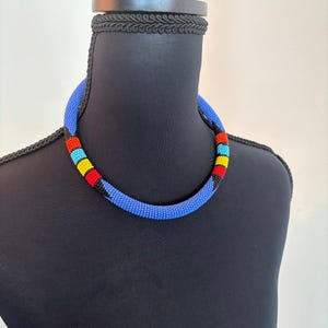 Massai Perlen Tribal Halskette Choker