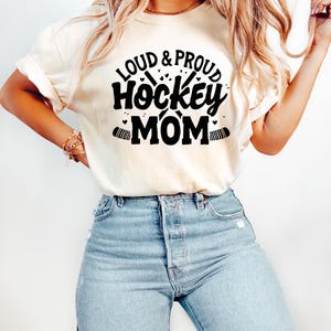 Hockey Mom T Shirt | Vintage Hockey Shirt for Moms | Game Day Hockey Mom Gift