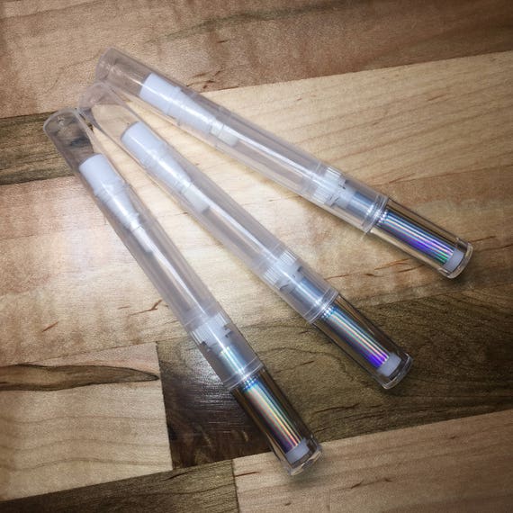 3x Empty Cuticle Oil 2ml Brush Pen Etsy