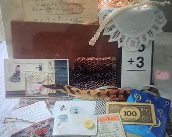 Collected Scrapbook and Junk Journal Ephemera Packages