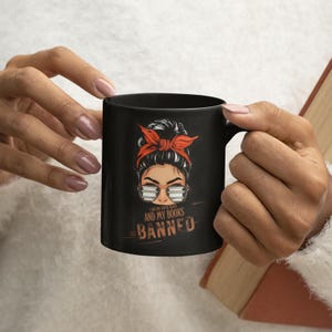 Banned Books Coffee Mug, Coffee Mug for Book Lovers, Banned Book Club Gift, Bookworm Gift, Book Club Mug