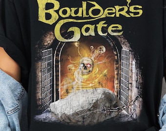 Baldurs Gate 3 Parody T-Shirt Unisex Comfort Colors, Funny Video Game Shirt, Gift for Gamers, Dungeons and Dragons, BG3 Merch, Fantasy Shirt