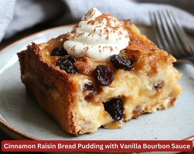Best Recipe for Cinnamon Raisin Bread Pudding with Vanilla Bourbon Sauce Download