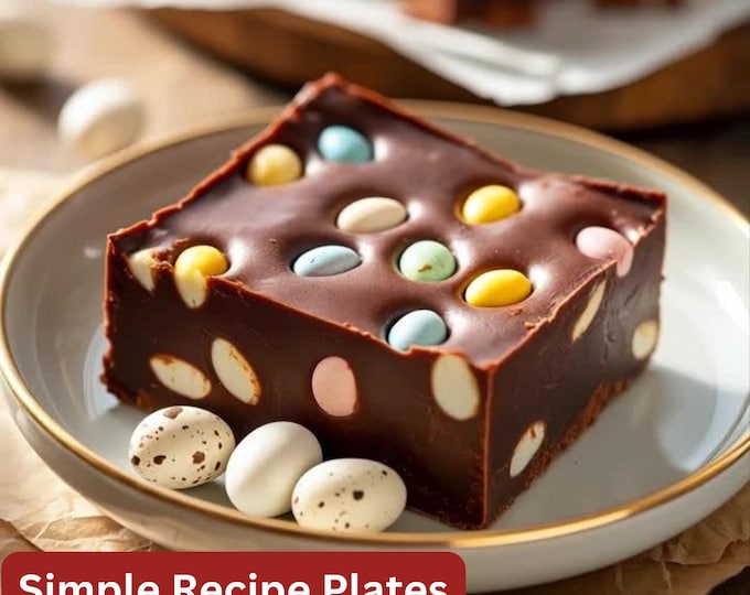 BEST Recipe for Sunrise Mini Easter Egg Fudge Squares Download