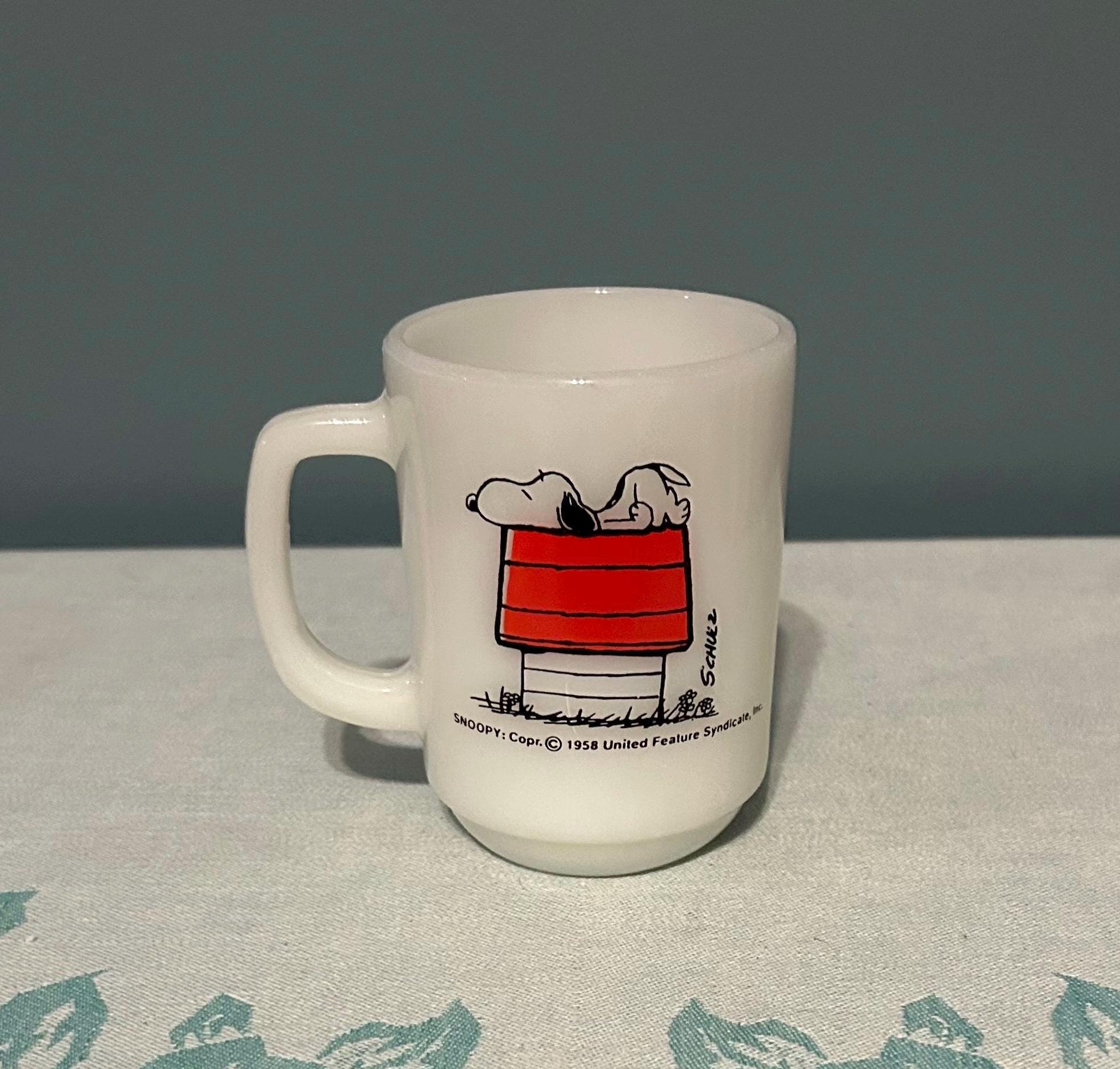 Vintage snoopy glass - Etsy 日本