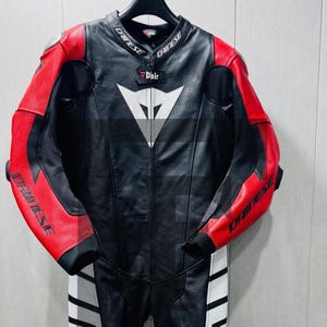 New Dainese Misano 2 Leather Motorbike Racing Suit