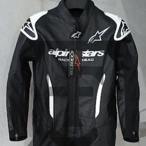 Alpinestars Racing Ahead Motorbike Genuine Leather Racing Suit for Men Professional Biker&#39;s Premium Armored CE Approved Protectors