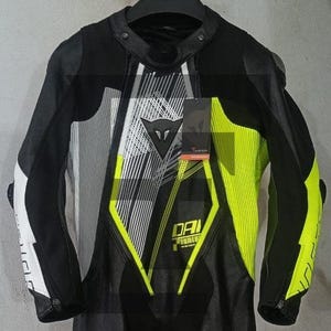 Dainese Men Motorbike One Piece Leather Racing Suit, Racing Leather Suit