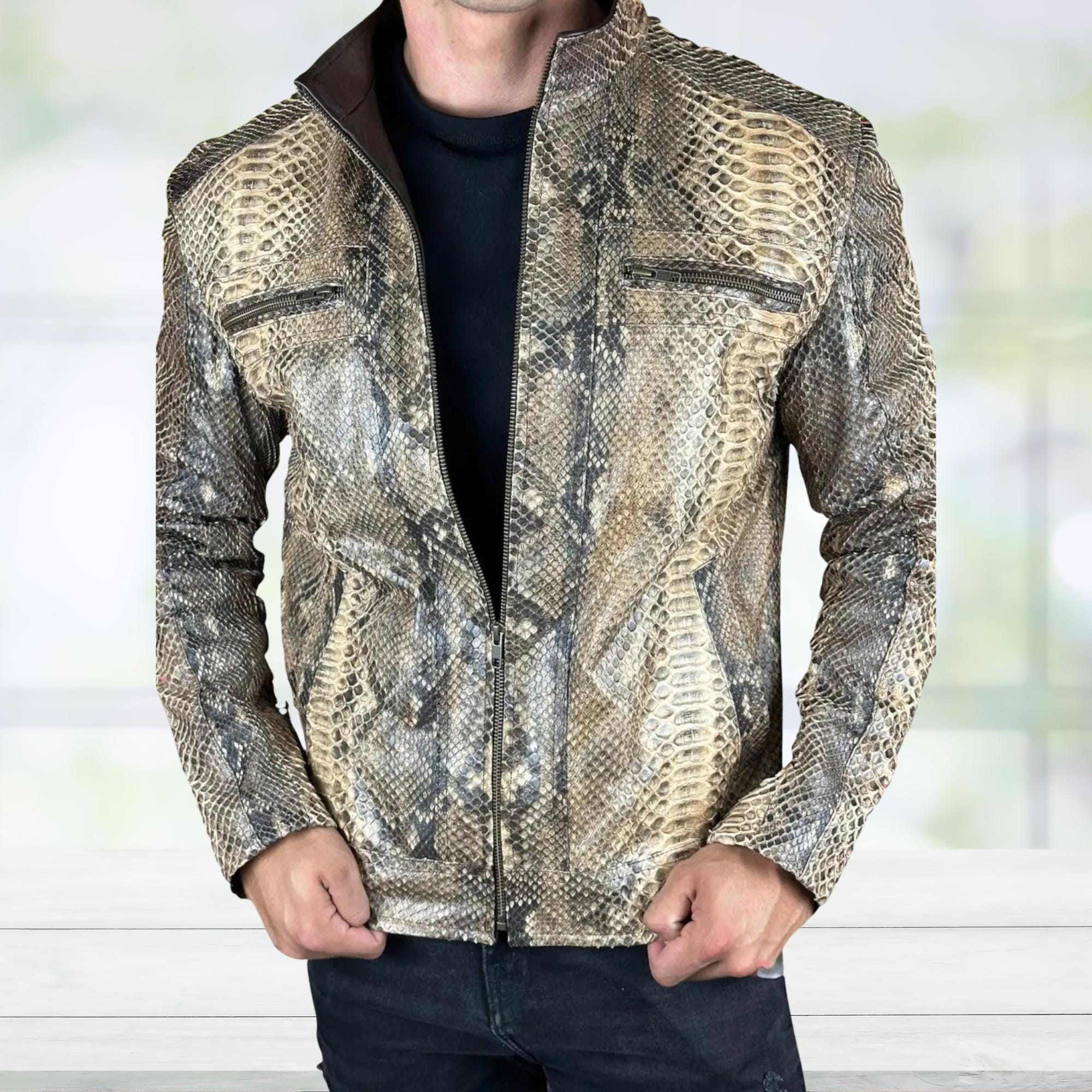 Snakeskin Jacket - Etsy