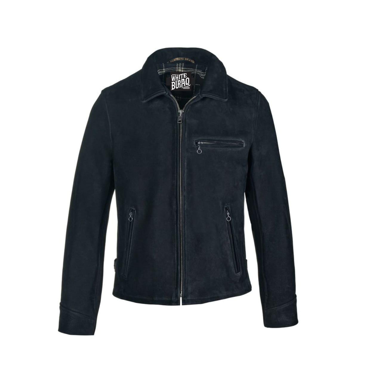 Nubuck Leather Jacket - Etsy