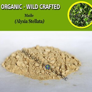 POWDER Maile Pulosari Alyxia Stellata Organic WildCrafted Fresh Natural Herbs FREE SHIPPING