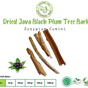 Dried Java Black Plum Tree Bark Dry Syzygium Cumini Organic Herbs Spices Fresh Pure Premium