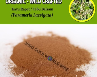 POWDER Cebu Balsam Bark Dugtong Ahas Chang Jie Zhu Kayu Rapet Parameria Laevigata Organic WildCrafted Fresh Natural Herbs FREE SHIPPING