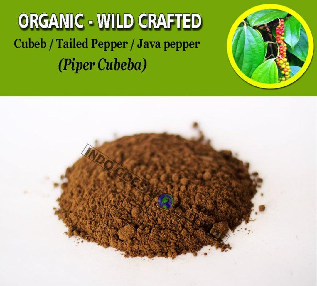 POWDER Cubeb Tailed Pepper Java Pepper Piper Cubeba Organic Wildcrafted ...