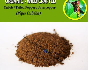 POWDER Cubeb Tailed Pepper Java Pepper Piper Cubeba Organic WildCrafted Frische Natürliche Kräuter KOSTENLOSER VERSAND