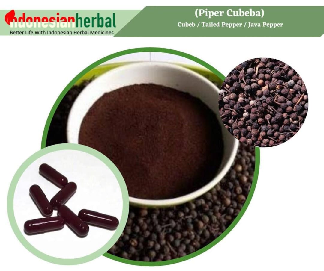 Capsule of Cubeb Tailed Pepper Java Pepper (piper Cubeba) Organic ...