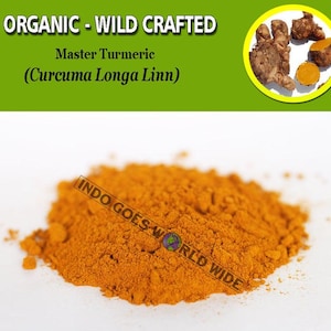 POWDER Master Turmeric Empu Curcuma Longa Organic WildCrafted Fresh Natural Herbs FREE SHIPPING