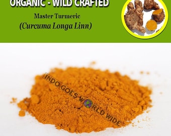 Pó Master Turmeric Empu Curcuma Longa Orgânico WildCrafted Fresco Ervas Naturais FRETE GRÁTIS
