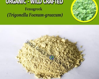 POWDER Fenugreek Klabet Trigonella Foenum-graecum Organic WildCrafted Fresh Natural Herbs FREE SHIPPING