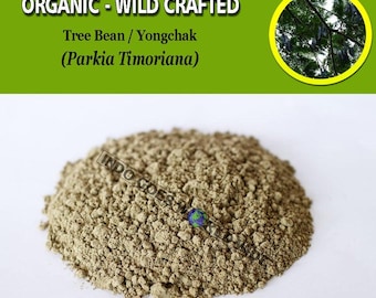 POWDER Tree Bean Yongchak Parkia Timoriana Organic WildCrafted Fresh Natural Herbs FREE SHIPPING