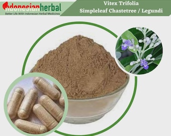 Capsule Of Simpleleaf Chastetree  Legundi (Vitex Trifolia) Organic  Natural Herbs