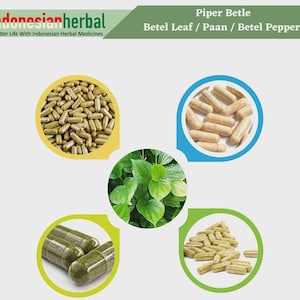 Capsule Of Betel Leaf Paan Betel Pepper (Piper Betle)
