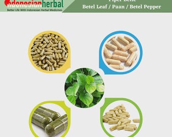 Cápsula de hoja de betel, paan, pimienta de betel (Piper Betle)