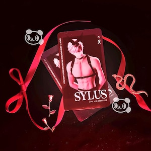 Tarjeta lenticular de Sylus: amor y espacio profundo: regalo de anime para un amigo