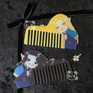Marcille and Senshi - Dungeon Meshi - Hair Comb Double-Sided Acrylic Gift