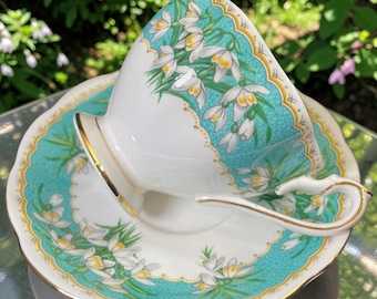 Queen Anne Marilyn Snack Set, Teacup Set Bone China - England