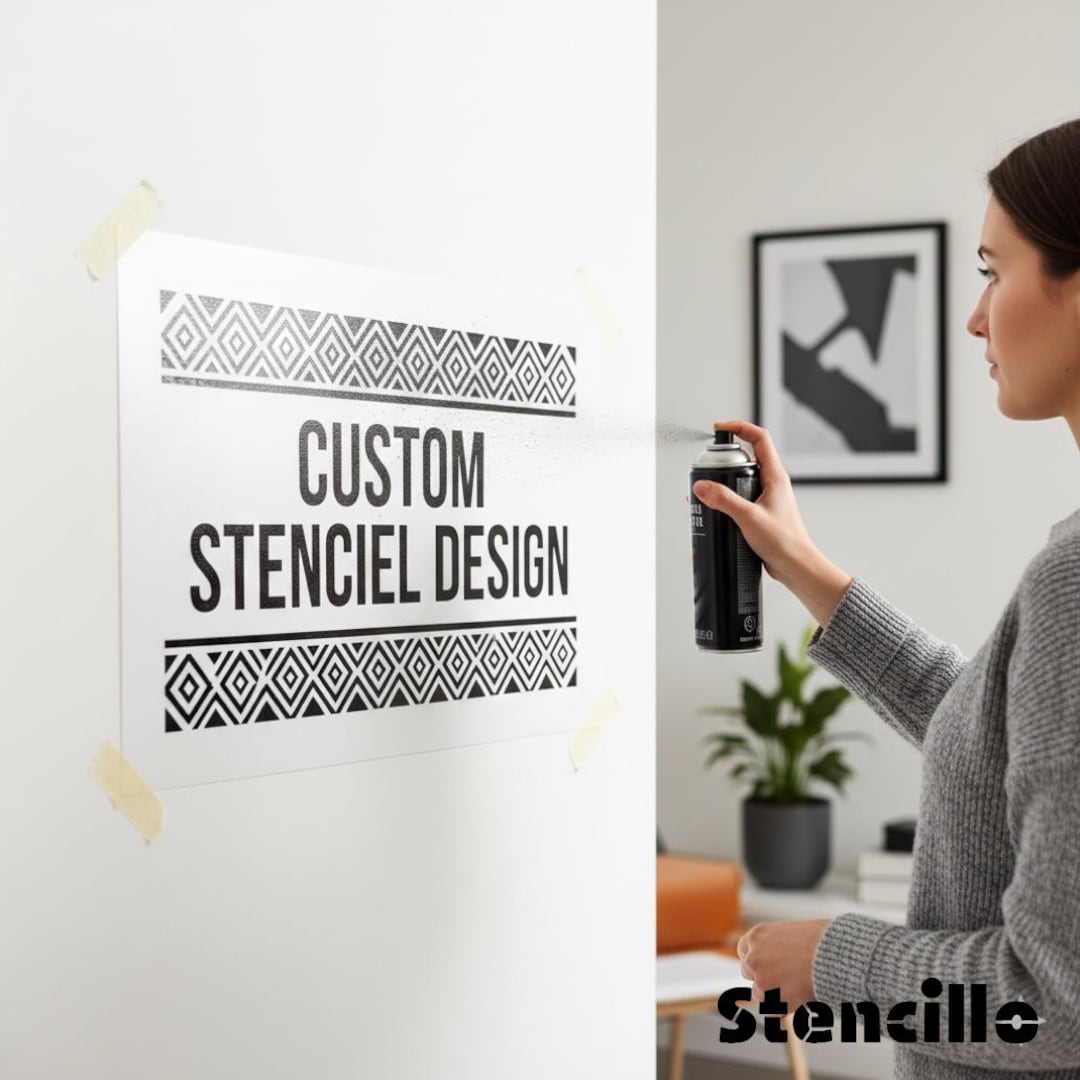 Custom Stencils for Wall Painting | Home Decor Stencils | Large Art ...